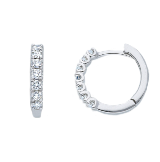 Ohrringe Babila Milano Dame For You in Weißgold Diamante 0.41 Ct BBD0903B - BBD0903B